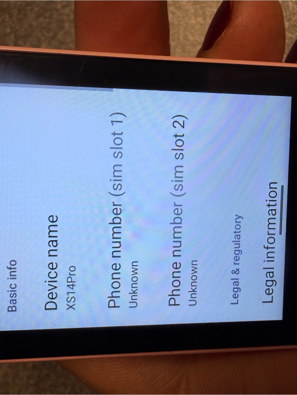 Pink Mini Smartphone - Welcome Screen - Picture 3 of 5